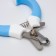 The side of the side "Harmony" is round, a hole of 8 mm, blue