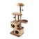 Complex for cats with a claw, collapsible, 3-level, 80 x 42 x 139 cm, beige