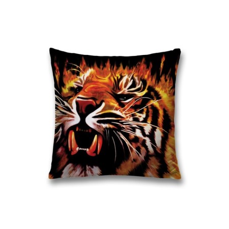 Pillowess decorative "Tiger Fire", on a zipper, size 45x45 cm