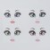 Thermal transfers for dolls "Frill" 19 x16.5 cm