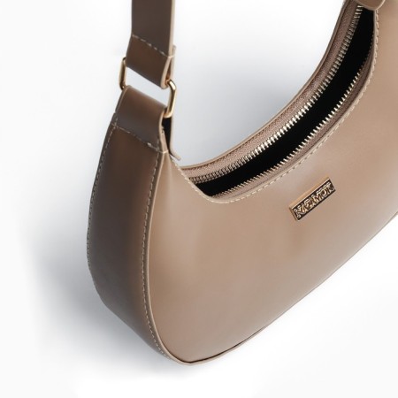 Women's bag made of artificial leather, 22x23x6 cm, brown color-9