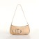 Bag Women's Baget with a zipper, beige color