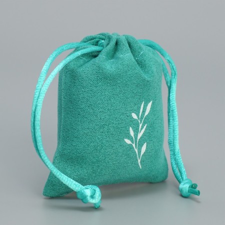 Bag Gift suede "branch", 7 x 9 cm +/- 1.5 cm-1