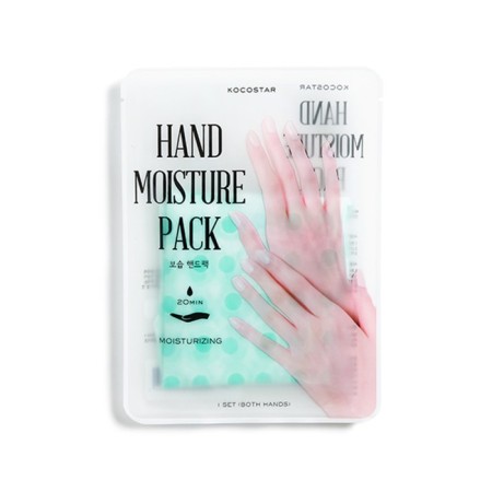 Moisturizing mask-hand for hand Kocostar, mint color