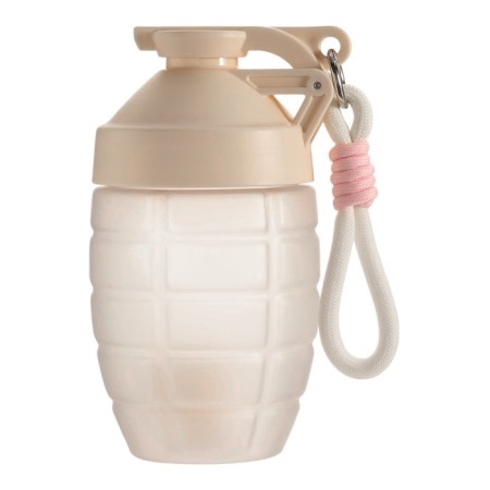 Sports shaker "grenade", 600 ml, 18 x 12 cm, pink