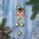 Decoration Christmas tree "New Year's mood" Wreath Bells Bow, 23x8 cm, gold