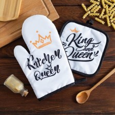 Kitchen set 2 pursuit of the “Queen” shares, a severity of 17x17 cm, sleeve. 26x16 cm