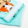 Women's socks "Fox in the box", mint color, size 23-25