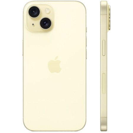 Smartphone Apple A3092 iPhone 15 128GB yellow monoblock 3G 4G 2SIM 6.1 "1179x256 iOS 17 48MPIX 802.11-1