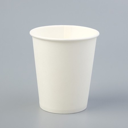 Paper glass "White", for hot drinks, 185 ml, diameter 70 mm