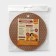 Silicon-based mat for hot, d = 140 mm, thickness = 3.5 mm, beige