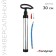 Universal Onlytop pump, 30 cm, 2 nozzles, cord, color mix