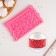 Mold "Carpet from Roses", silicone, 17.5 × 10.7 × 2.3 cm, pink color