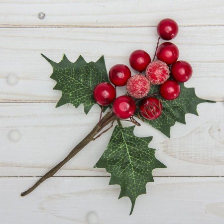 Decor "Winter Dreams" Red Berries, 16 cm-1