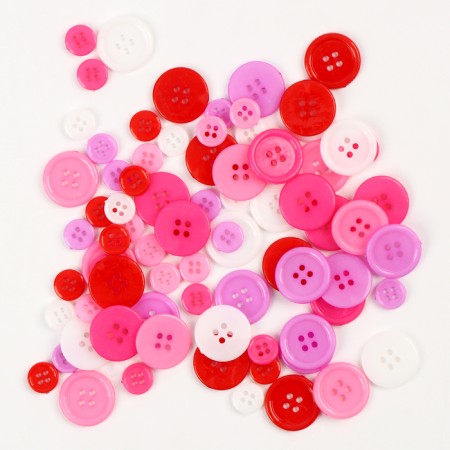 Set for creativity. Bouquet of felt with buttons "Astra"-4