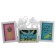 Photo frame plastic in 3 photos 10x15 cm "Two elephants" white 22x43x2 cm