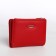Women's wallet on magnet, red color
