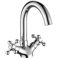Fashun A1319 shell mixer, two -wound, pour 135 mm, zinc, chrome