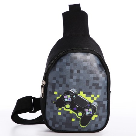 Children's bag for a boy over the shoulder "Joystick"-2