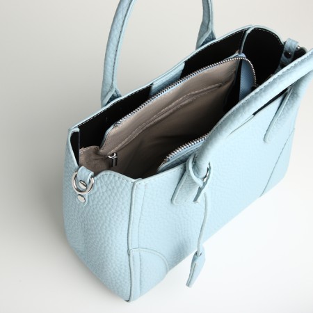 TEXTURA wives bag, 25*7*21, OD with zipper, belt regulus, blue-7