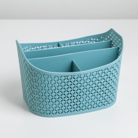 Storage basket, 5 departments, 18.3 × 14.2 × 11.7 cm, color mix-5