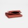 Women's wallet on a magnet, coral color