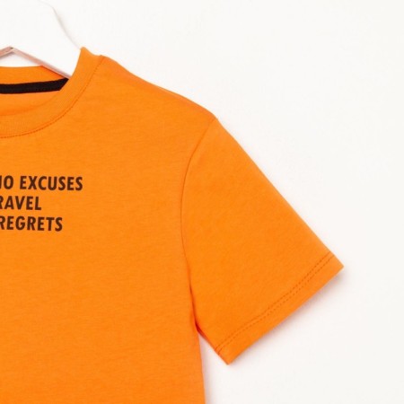 T-shirt Children's KAFTAN "Trendy" R.36 (134-140), Orange-9
