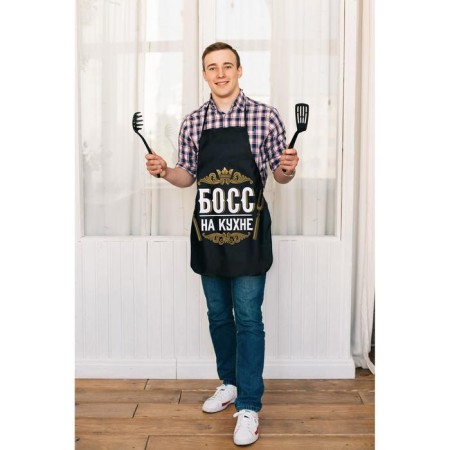 Apron of color "boss in the kitchen"-3