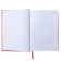 Dated diary 2024, A5, 176 sheets, Attomex.orion, Bumvinyl cover, Lasse, Blok 70 g/m2, Red