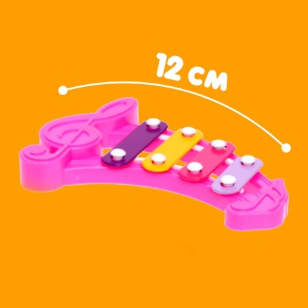 Musical Musical Metallophone "Notka", Mix Colors-1