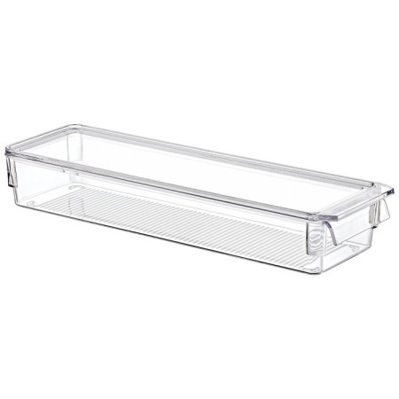 Organizer for the EMHOUSE refrigerator, flat, with a lid, size mini