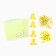 Set "Be like Avocado", a block of paper 150 liters, paper clips, buttons, clamps