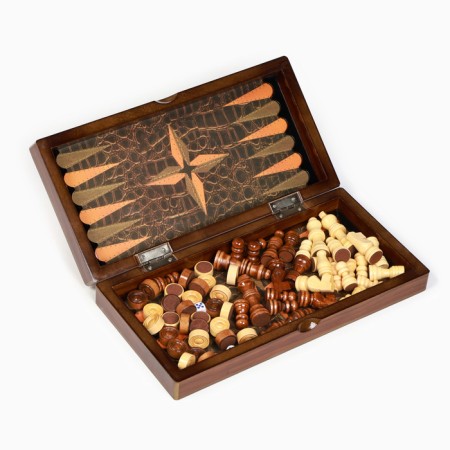 Set 3 in 1 "Lamiran": chess, checkers, backgammon, 30 x 30 cm-9