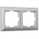 Frame for 2 posts WL14-FRAME-02, silver color