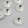 Fitting holder Round metal 2x2x0.7 cm