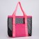 Bag - Shoper beach, 33x32x1 cm, with a grid, pink color