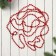 Buses for a Christmas tree 2.7 m d-7 mm "Balls" red