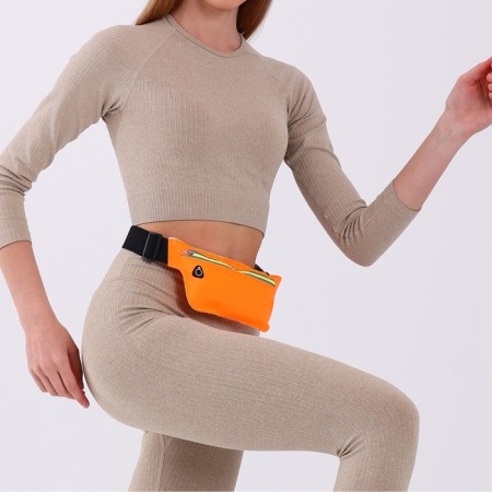 Lightning waist bag, reflective elements, color orange color-7