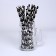 Pipe for cocktail "Skull", in a set 25 pieces