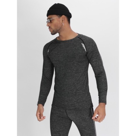 Male thermal underwear, size 54-56, dark gray color-13