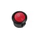 Button - switch, without backlight, red, 3-6 a, 8889