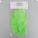 A set of decorative feathers "needlework", 20 pcs (lime color), pen length 13-16 cm