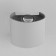 Facade lamp "Semisphere", 2 W, 3000k, single -beam, moisture -proof IP65, gray