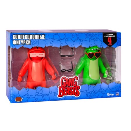 Figure Gang Beasts, with accessories, 2 pcs-1