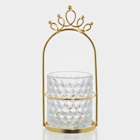 Glass candy "Bohemia. Crown ”, 9.5 × 20 cm