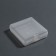 Container for cutter, 6.2 × 5.8 cm, transparent color