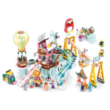 Designer Pink Dream "Ski -Summary Base", 1065 parts-2