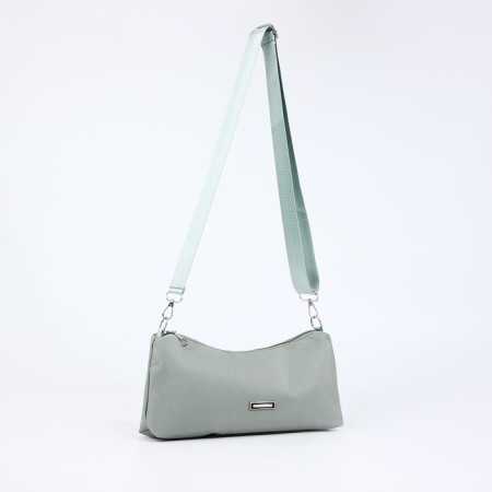 Bag Cross-Bodi with a zipper, mint color-6