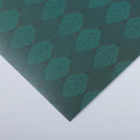 Scrapbooking paper "Leaflets" density 180 g 15.5x17 cm-2