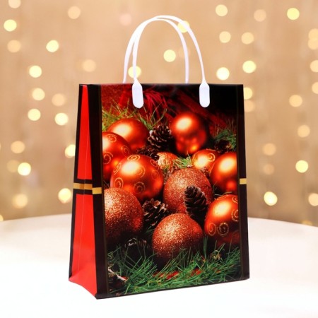 Package "Festive composition", soft plastic, 26x23 cm 110 μm